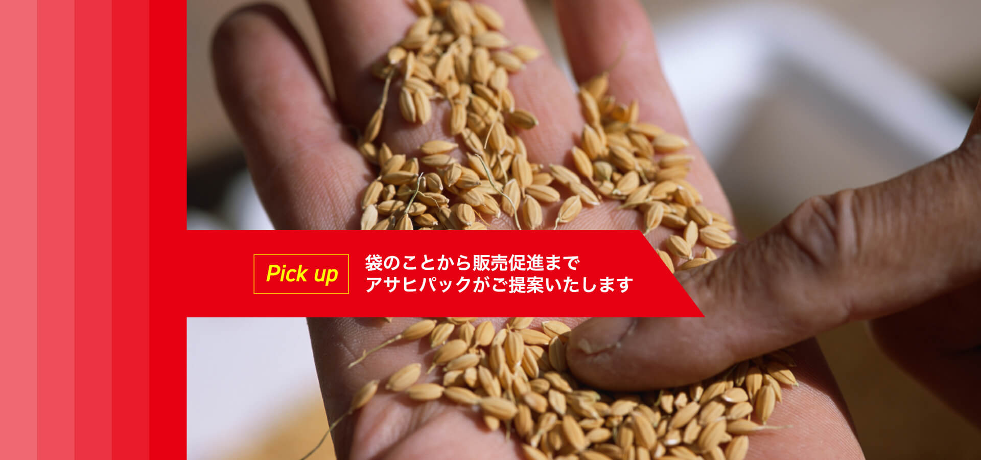 袋のことから販売促進までアサヒパックがご提案いたします